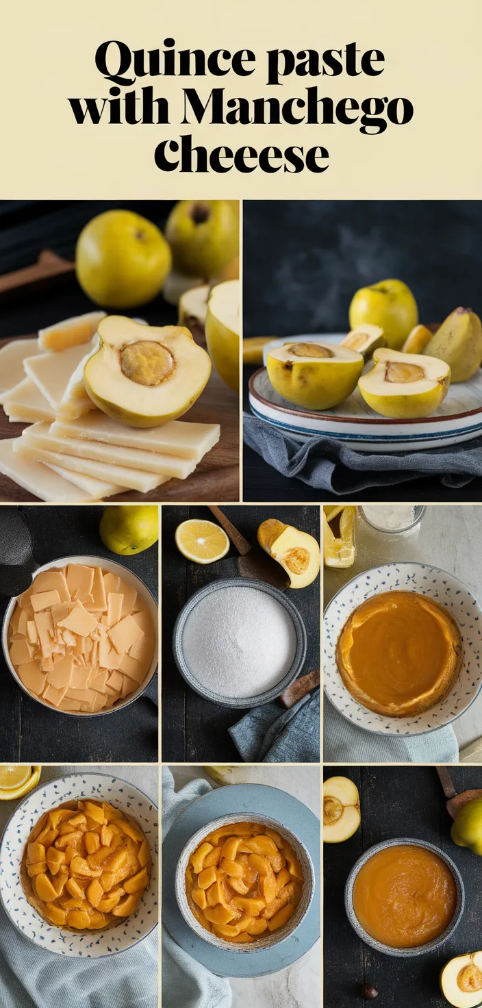 A photo of Quince Paste With Manchego Cheese Recipe