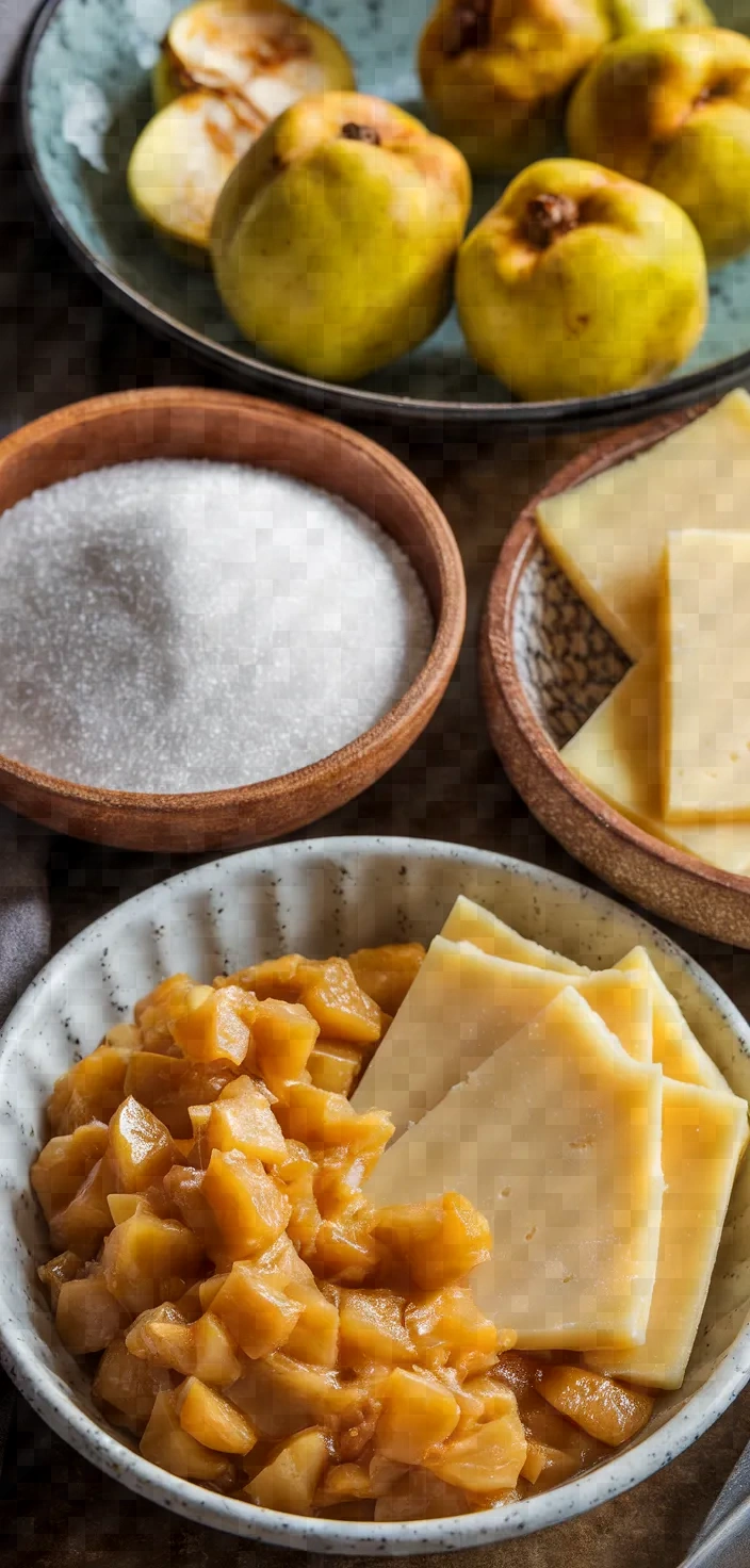 Ingredients photo for Quince Paste With Manchego Cheese Recipe