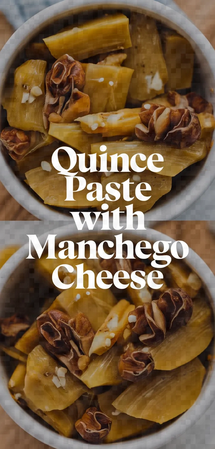 Quince Paste With Manchego Cheese Recipe