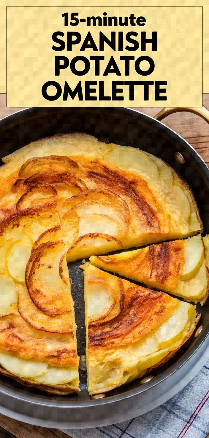 15 Minute Spanish Potato Omelette Recipe