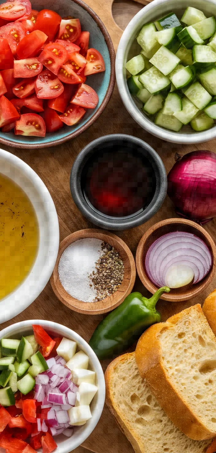 Ingredients photo for Andalusian Gazpacho Recipe