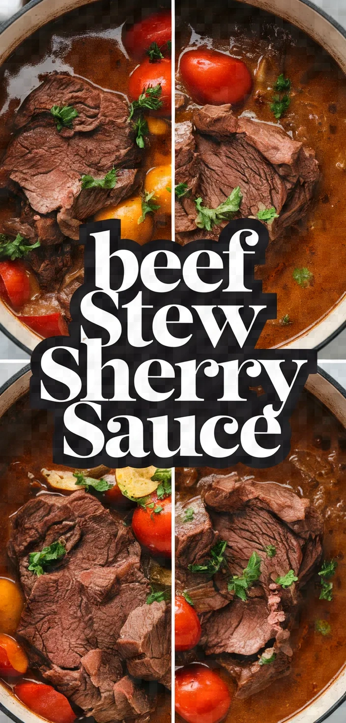 Photo of Beef Stew Sherry Sauce Recipe