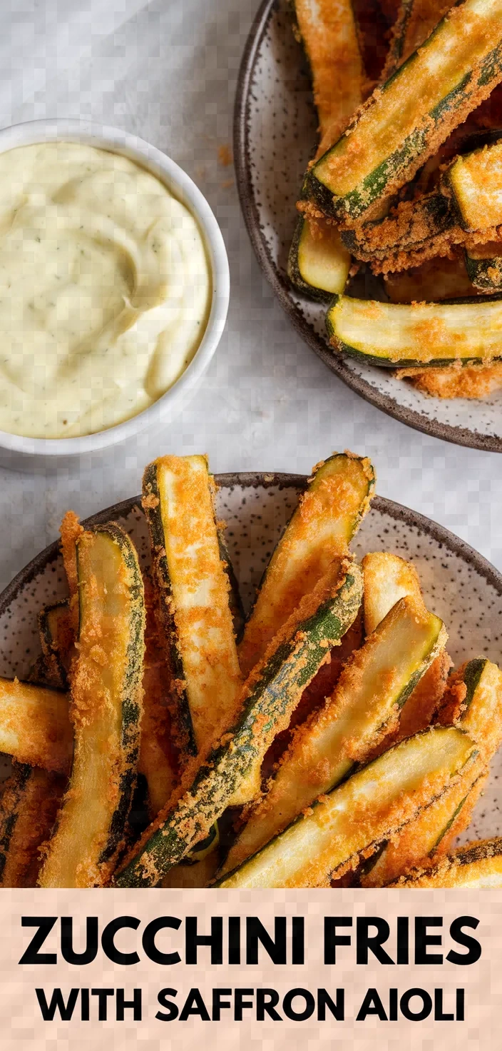 Beer Battered Zucchini Fries With Saffron Aioli Recipe