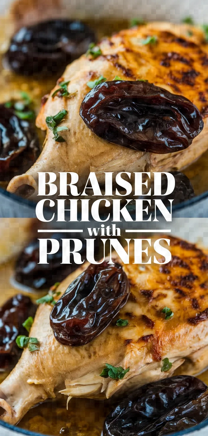 Photo of Braised Chicken With Prunes Recipe