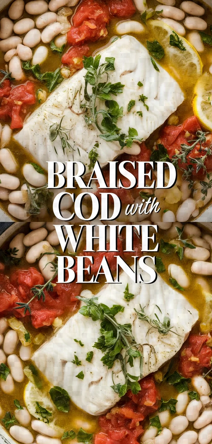 Photo of Braised Cod With White Beans Recipe