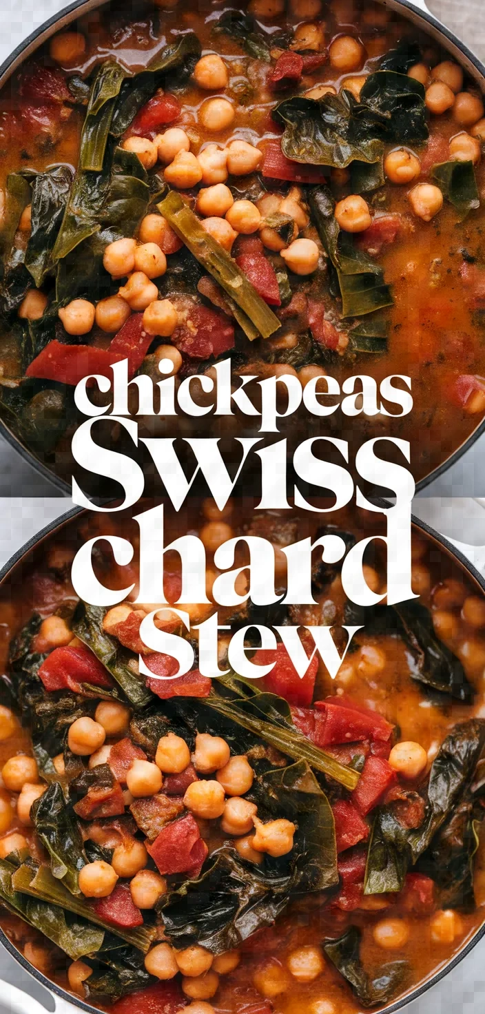 Photo of Chickpeas Swiss Chard Stew Recipe