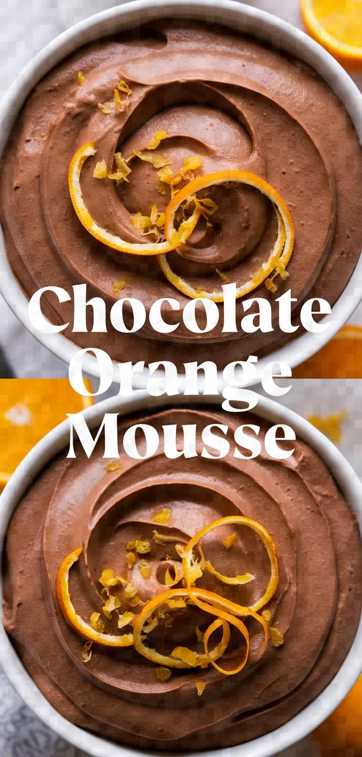 Chocolate Orange Mousse Recipe