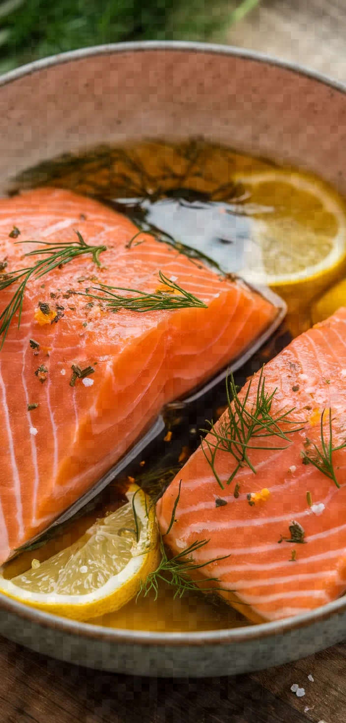 Ingredients photo for Citrus Marinated Salmon Recipe