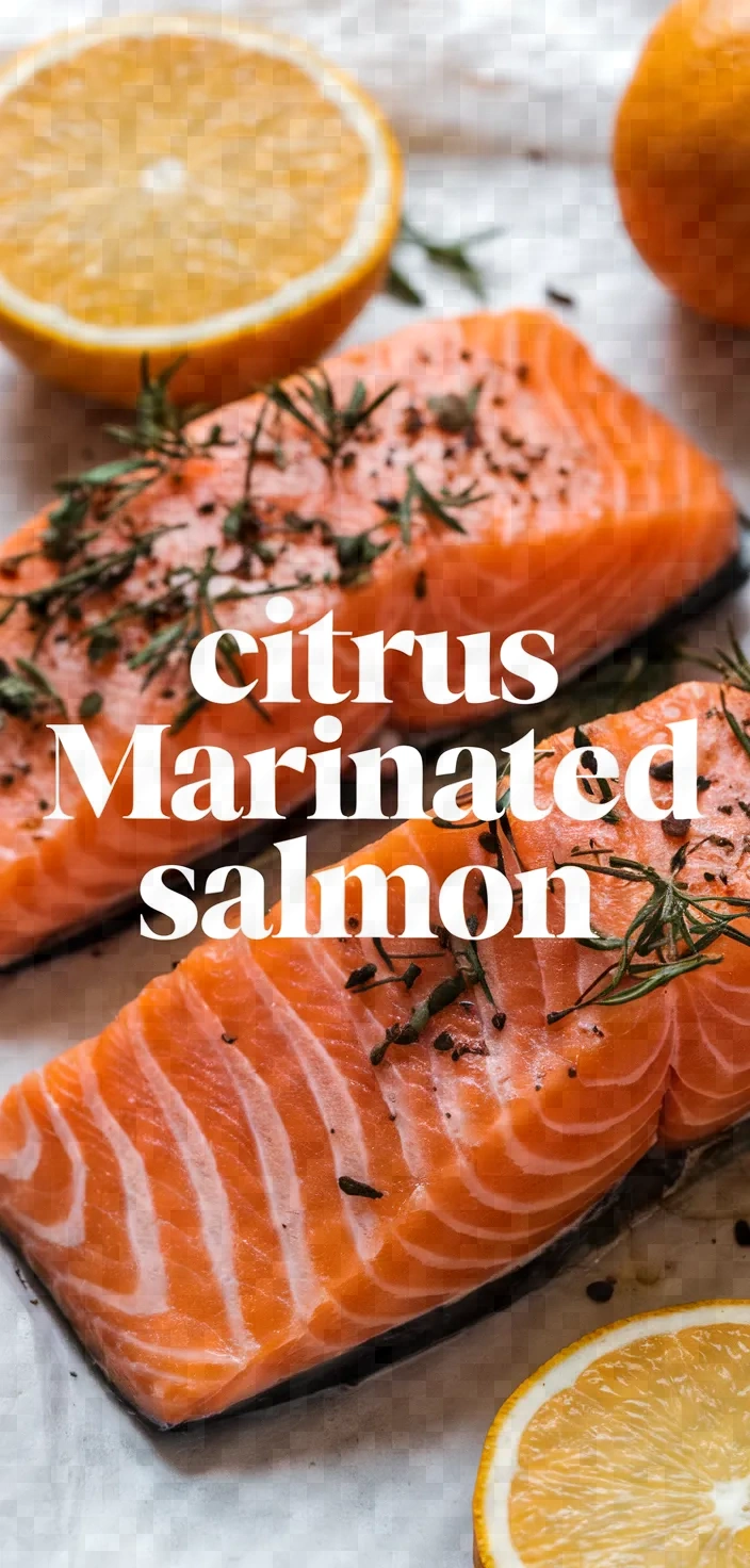 Photo of Citrus Marinated Salmon Recipe