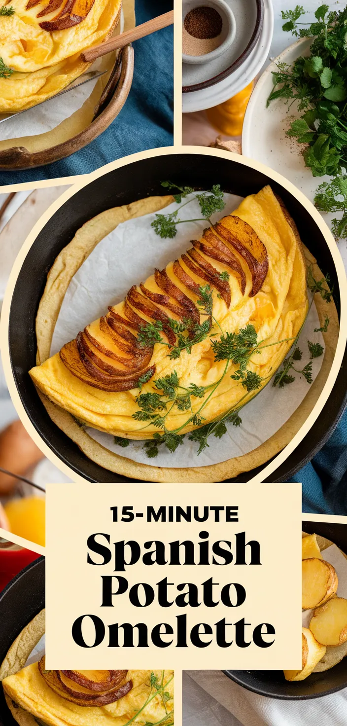 A photo of 15 Minute Spanish Potato Omelette Recipe