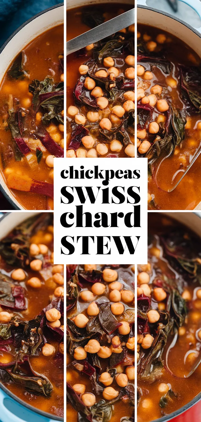 A photo of Chickpeas Swiss Chard Stew Recipe