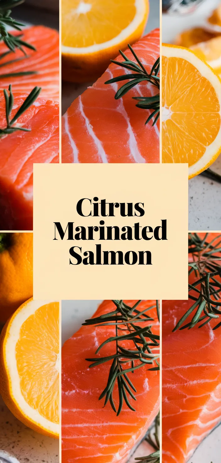 A photo of Citrus Marinated Salmon Recipe