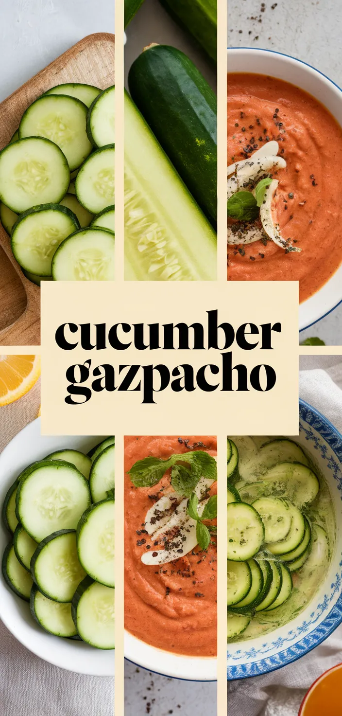 A photo of Cucumber Gazpacho Recipe