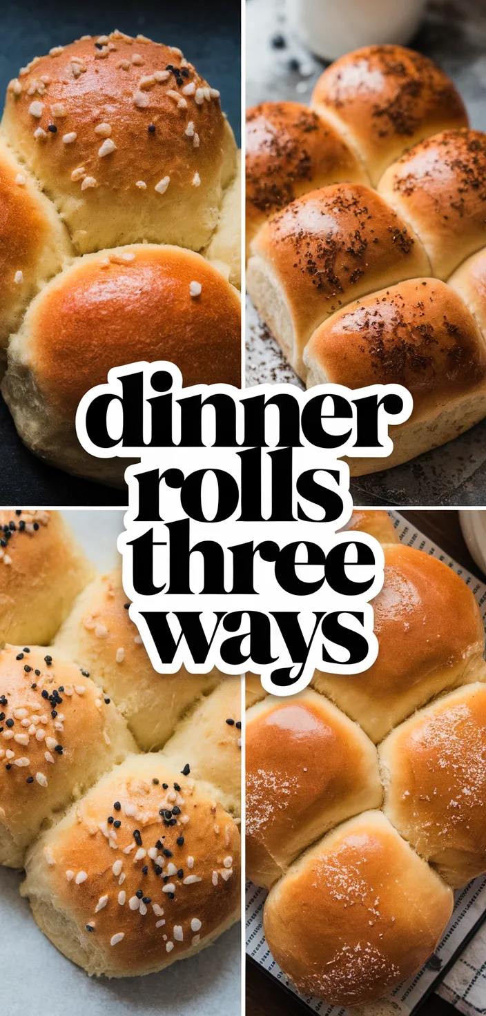 A photo of Dinner Rolls Three Ways Recipe