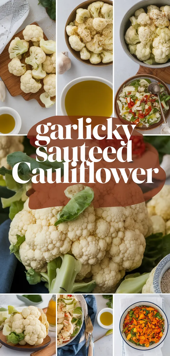 A photo of Garlicky Sauteed Cauliflower Recipe