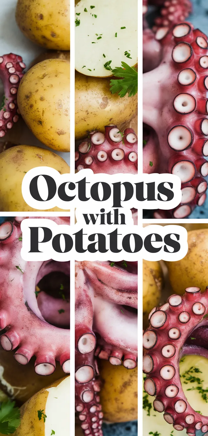 A photo of Octopus With Potatoes Recipe