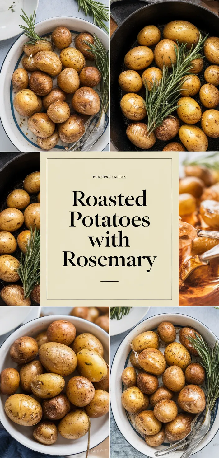 A photo of Oven Roasted Baby Potatoes With Sea Salt Rosemary Recipe