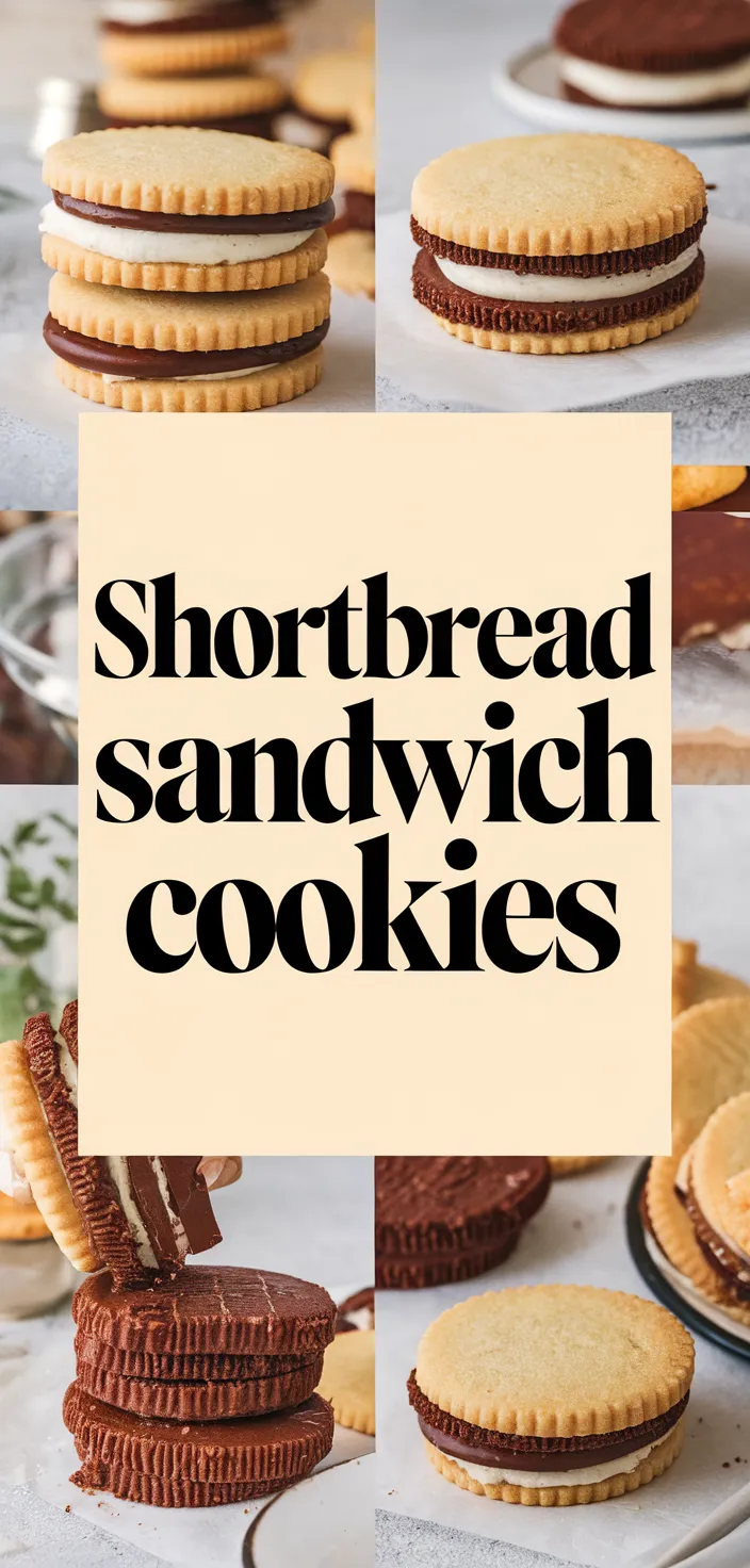 A photo of Shortbread Sandwich Cookies Recipe