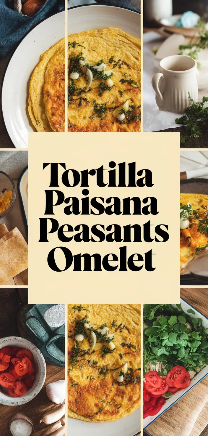 A photo of Tortilla Paisana Peasants Omelet Recipe