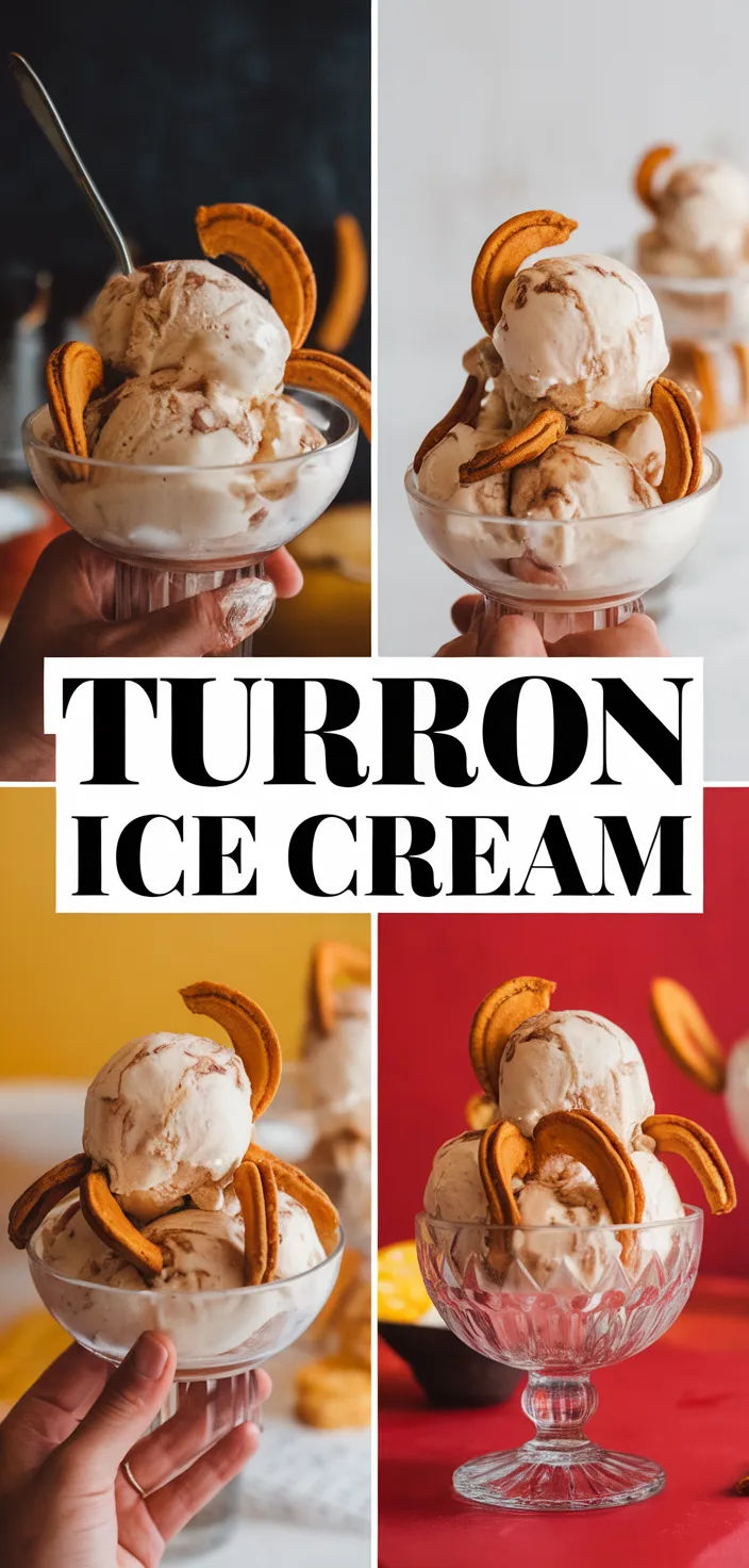 A photo of Turron Ice Cream Recipe