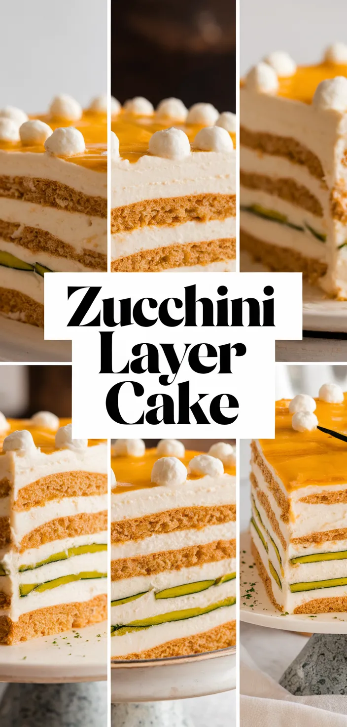 A photo of Zucchini Layer Cake Recipe