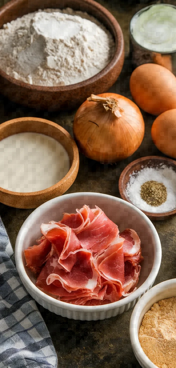 Ingredients photo for Croquetas Jamon Serrano Recipe