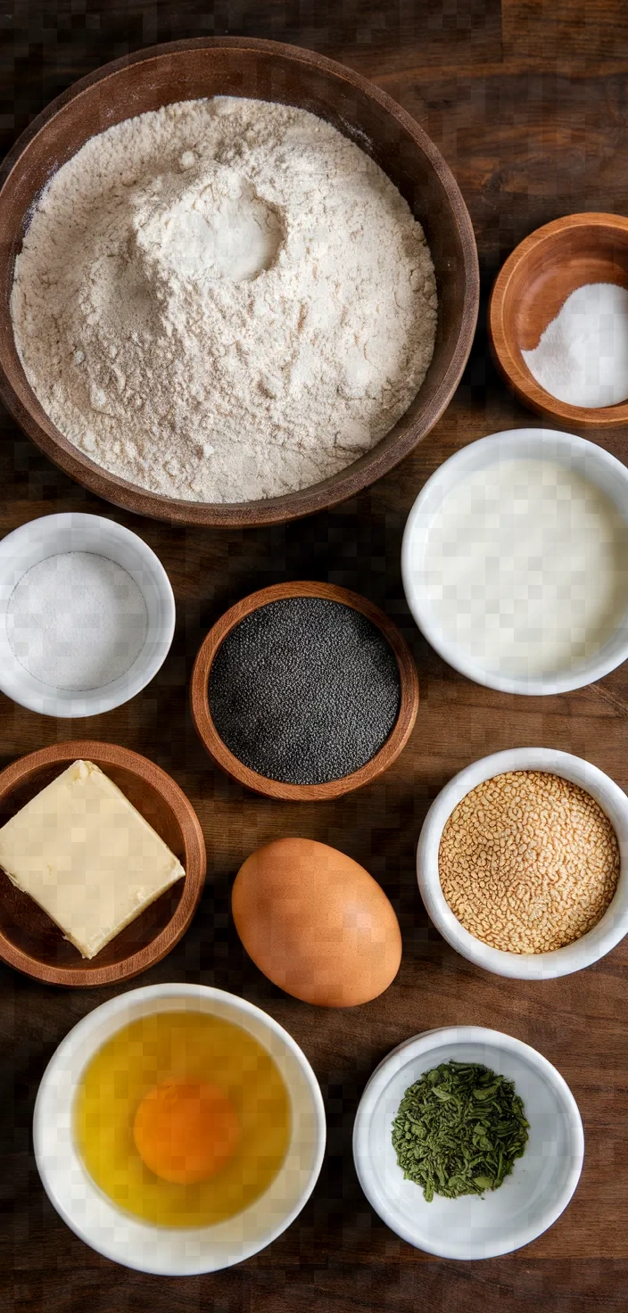 Ingredients photo for Dinner Rolls Three Ways Recipe