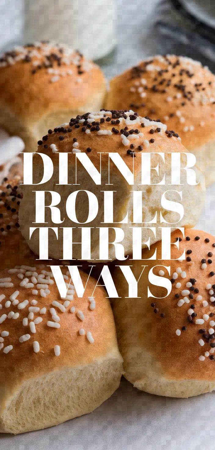 Photo of Dinner Rolls Three Ways Recipe