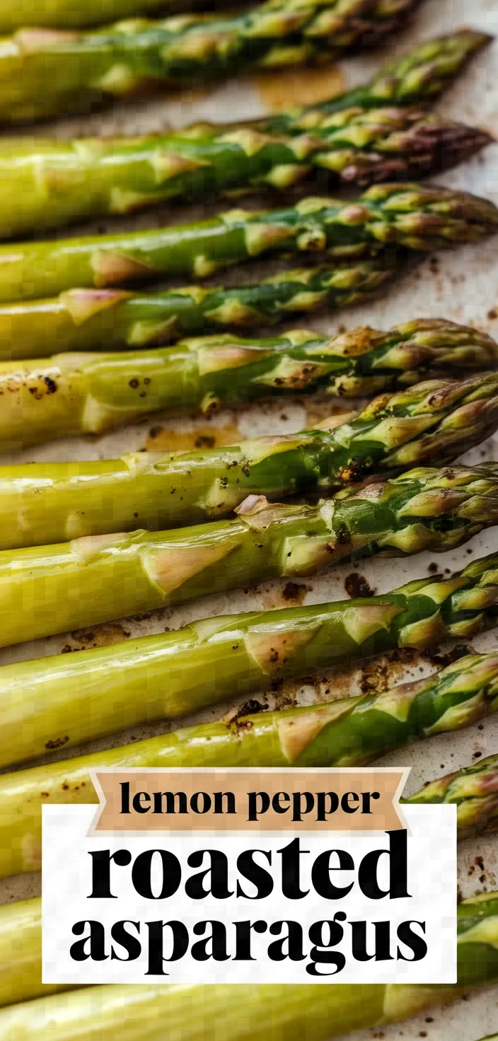 Easy Lemon Pepper Roasted Asparagus Recipe