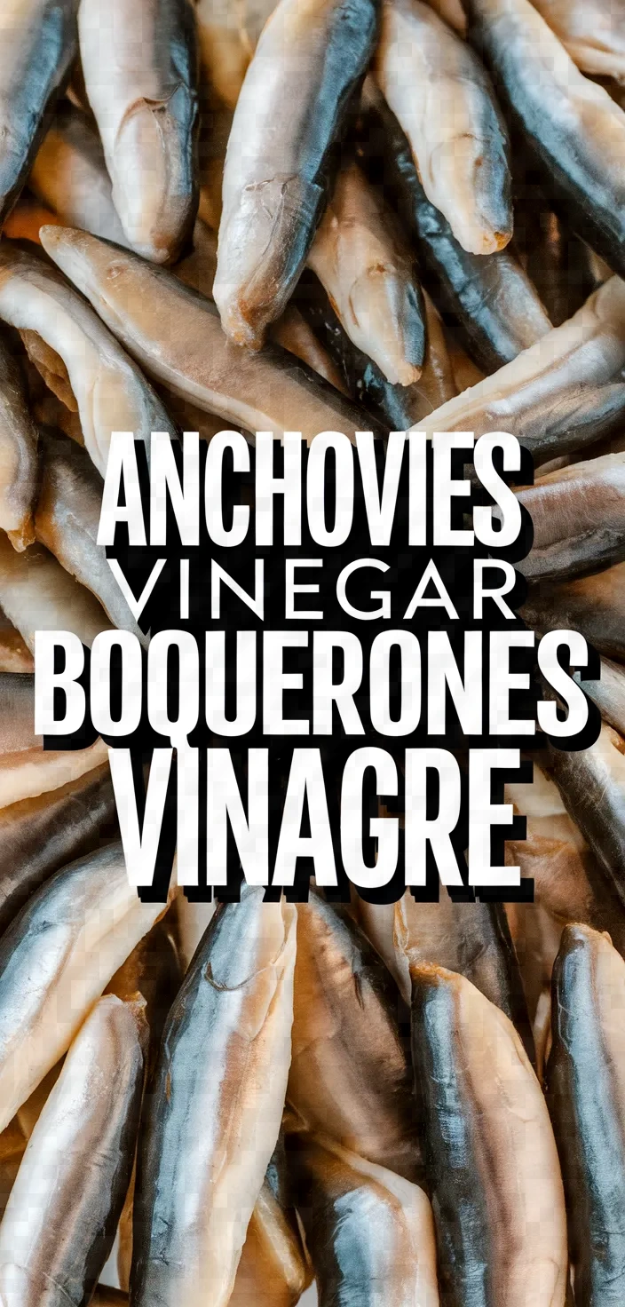 Photo of Fresh White Anchovies Vinegar Boquerones Vinagre Recipe