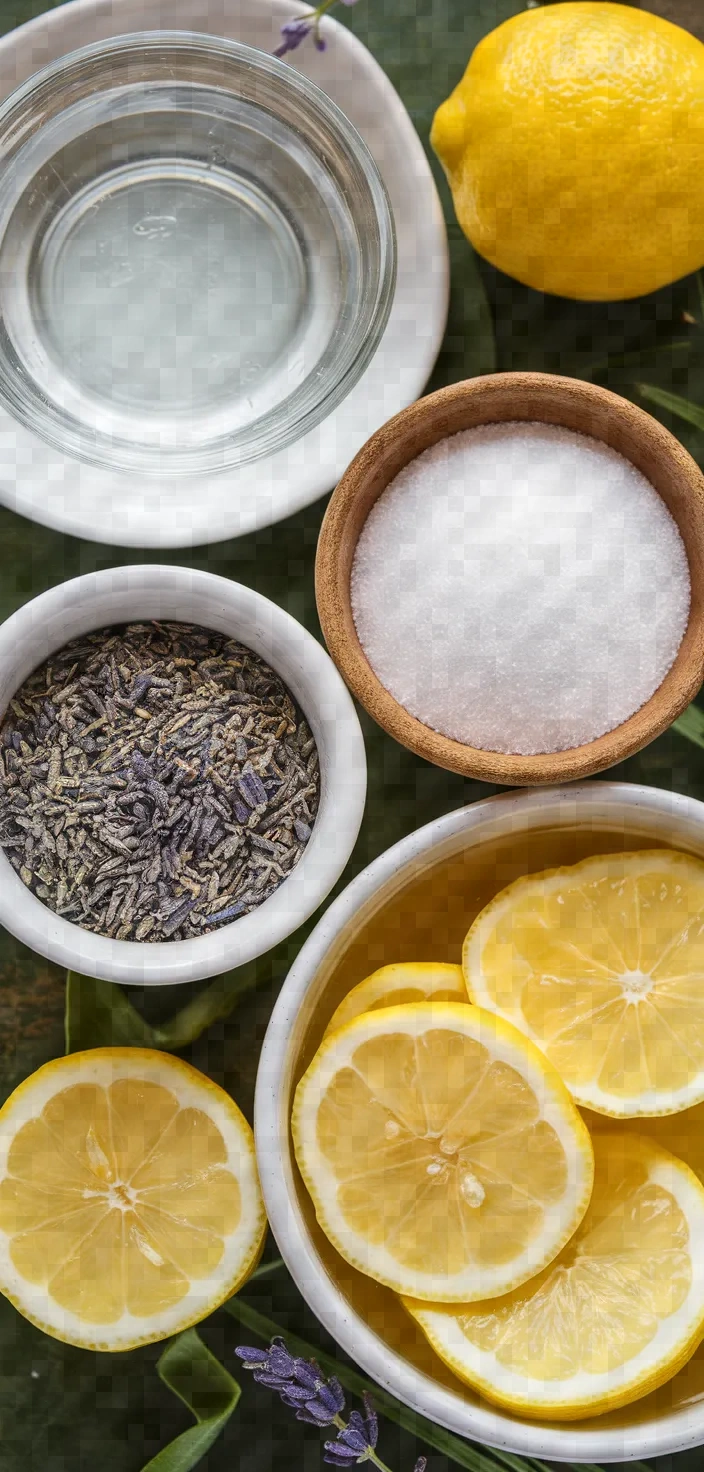 Ingredients photo for Lavender Lemonade Recipe