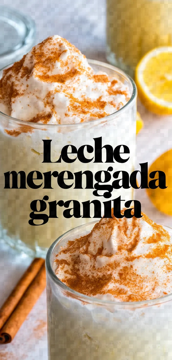 Leche Merengada Granita Recipe