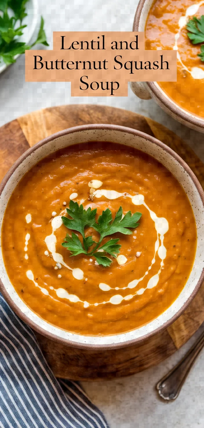 Photo of Lentil And Butternut Squash Soup Recipe