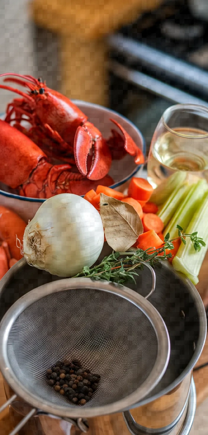 Ingredients photo for Lobster Stock Recipe