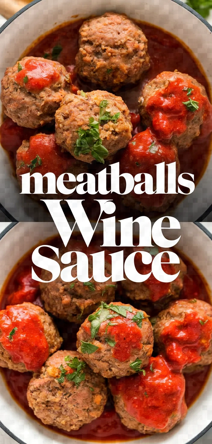 Meatballs Wine Sauce Recipe