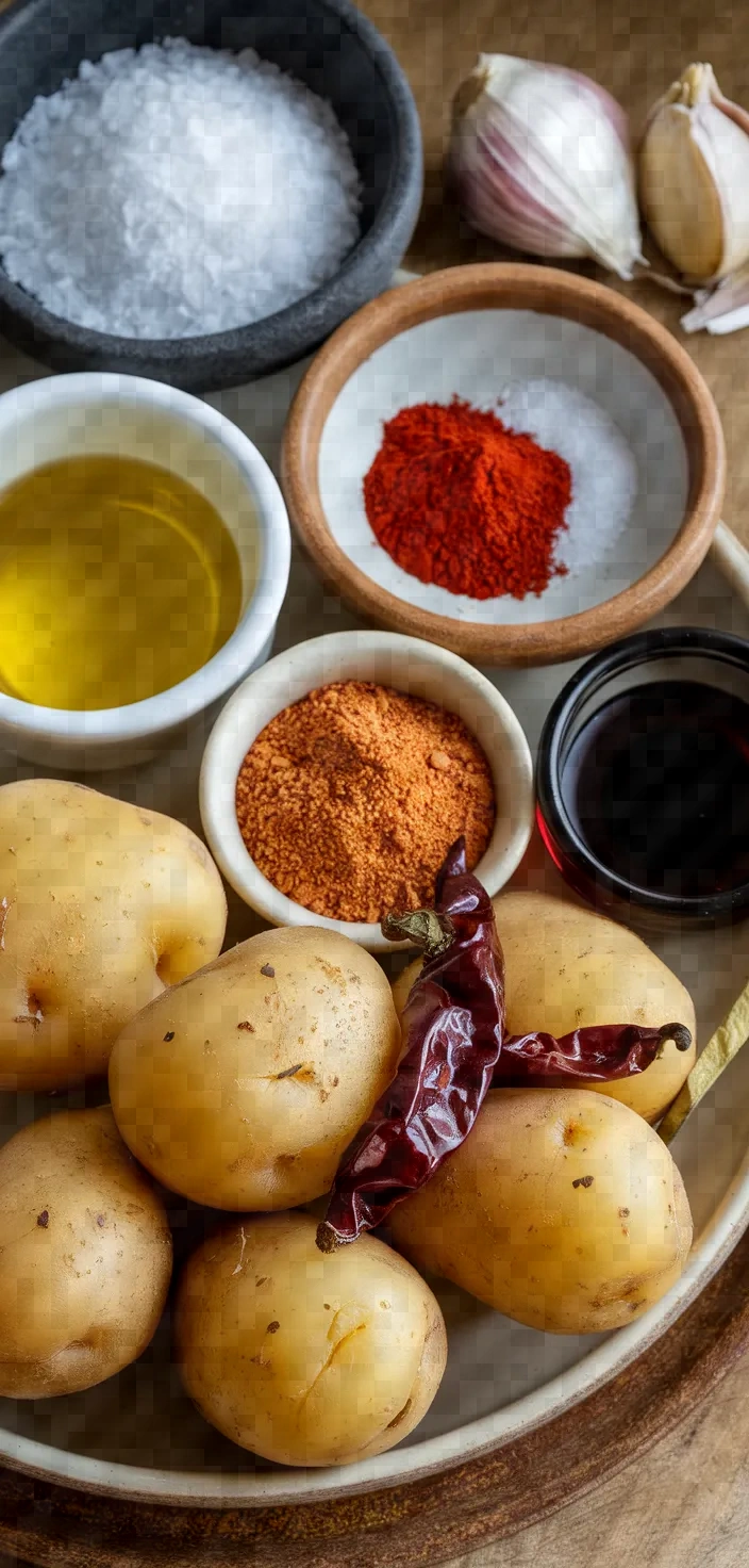 Ingredients photo for Mojo Picon Wrinkly Potatoes Recipe