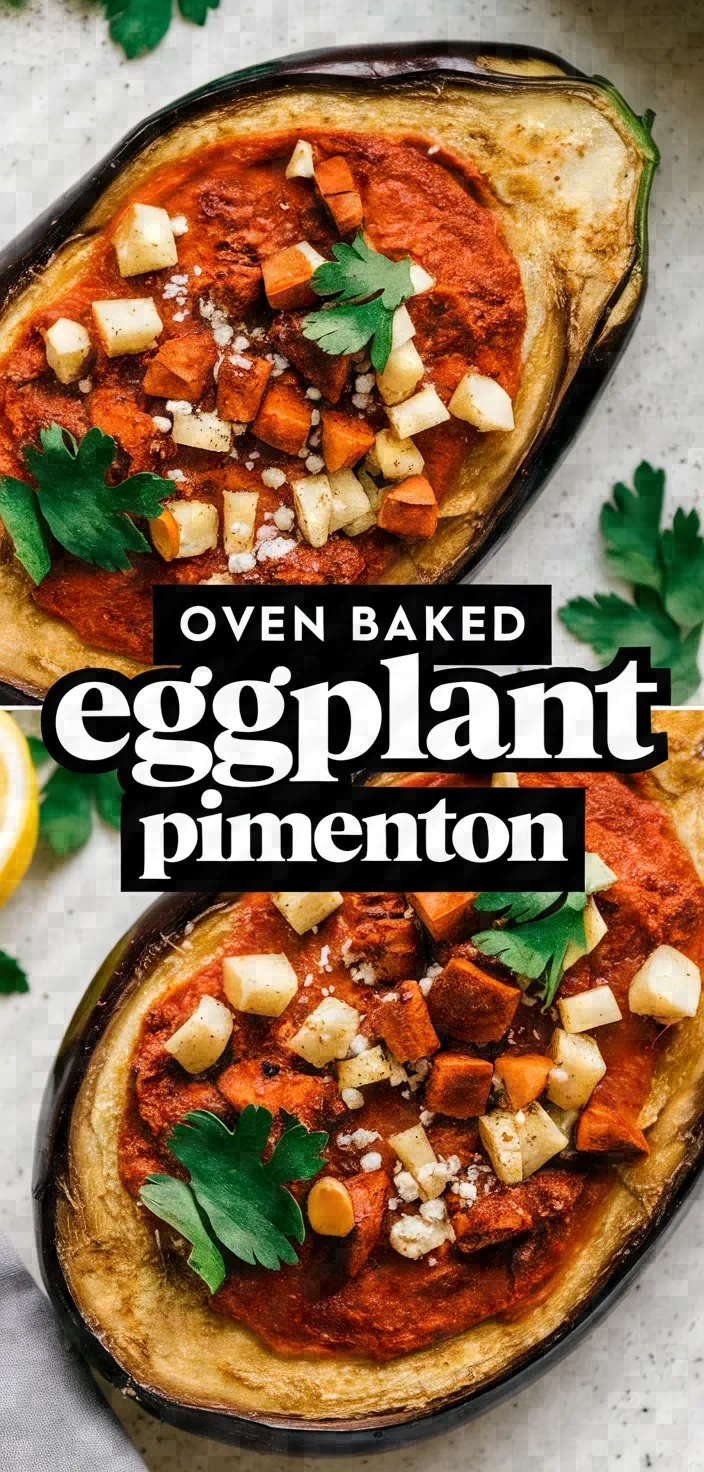 Oven Baked Eggplant Pimenton Recipe