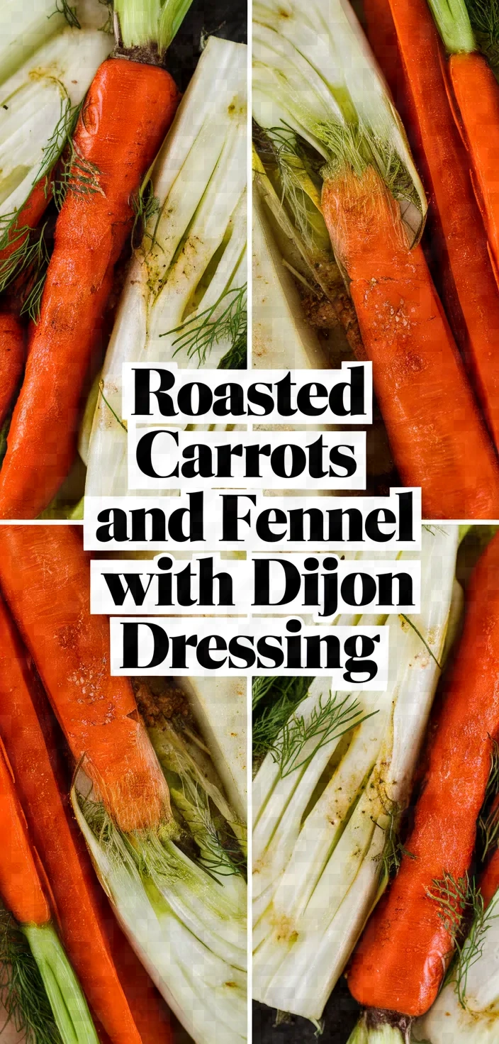 Photo of Roasted Carrots And Fennel With Dijon Dressing Recipe