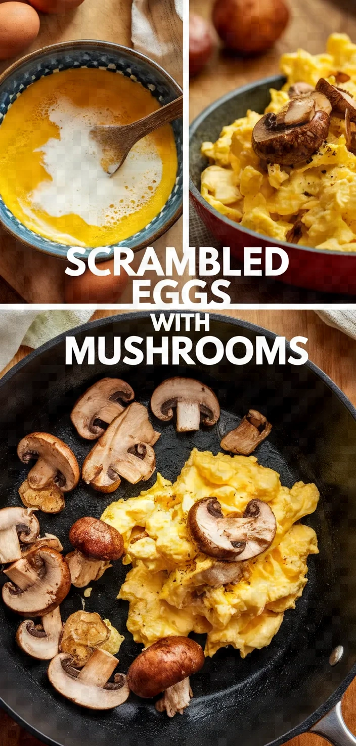 Photo of Scrambled Eggs With Wild Mushrooms Recipe