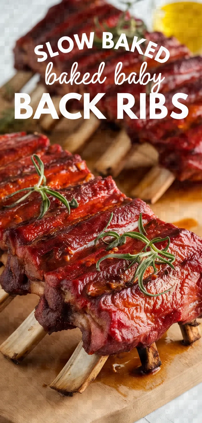 Slow Baked Baby Back Ribs Recipe