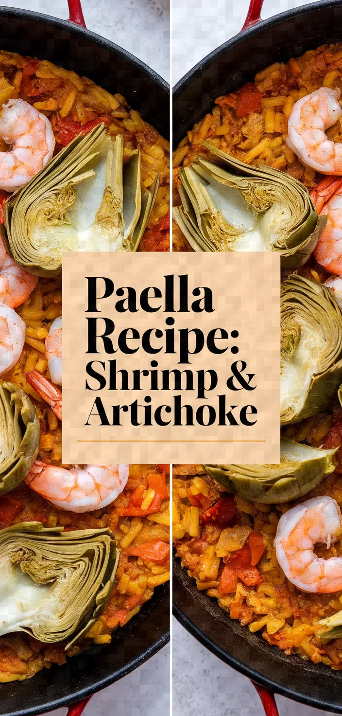 Photo of Spanish Paella Recipe With Shrimp Artichoke Hearts