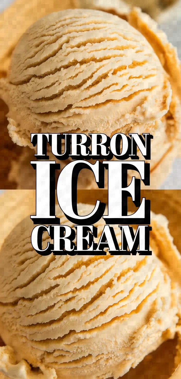 Turron Ice Cream Recipe