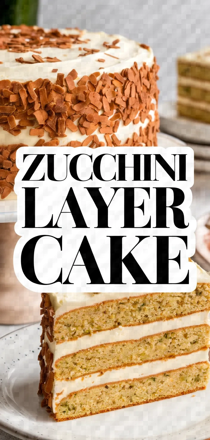 Zucchini Layer Cake Recipe