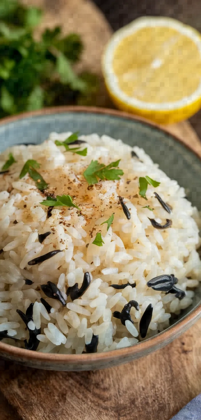 Ingredients photo for Black Mediterranean Rice Recipe