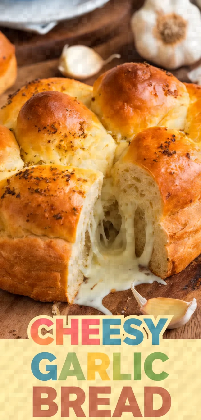 Cheesy Garlic Pull Apart Bread Recipe