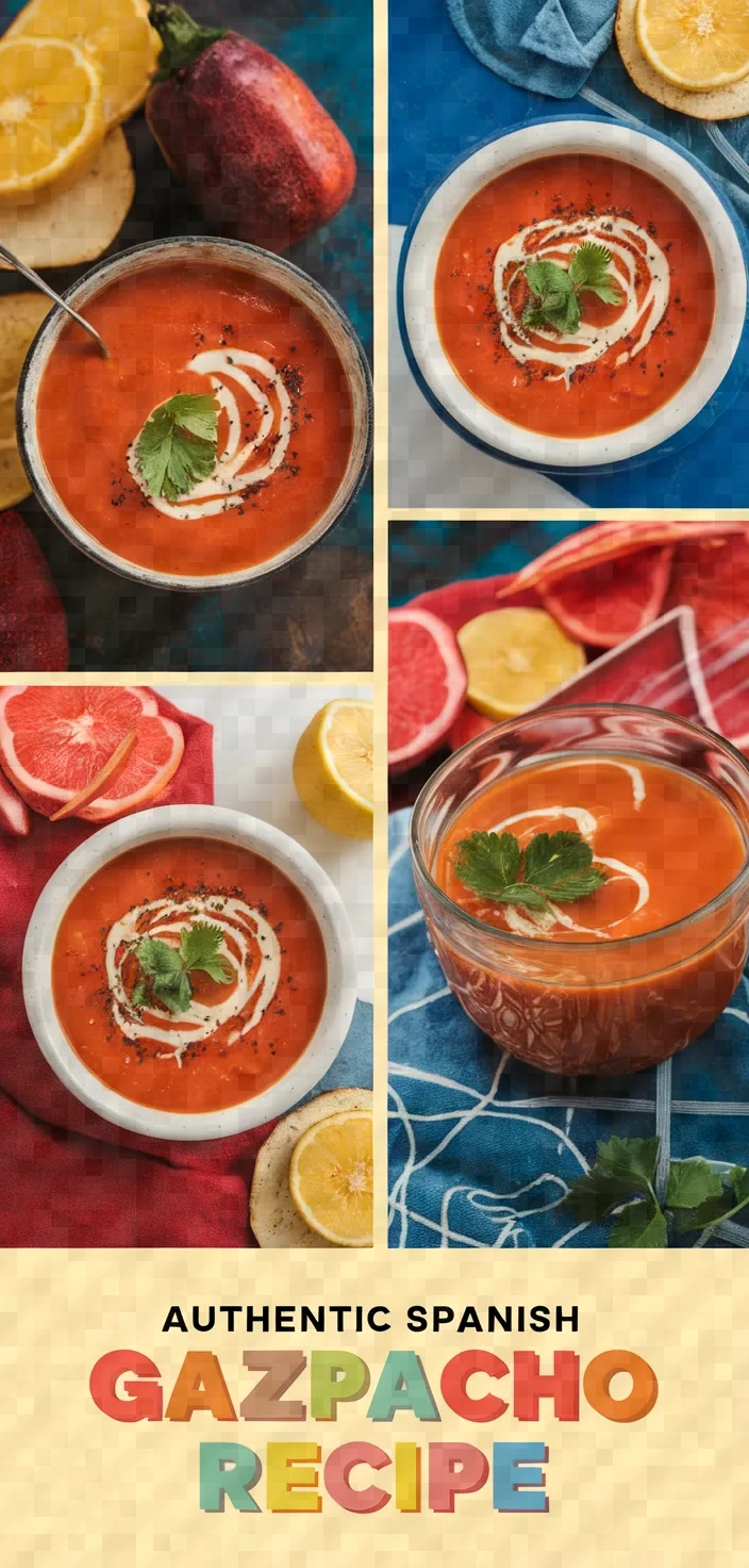 A photo of Authentic Spanish Gazpacho Recipe