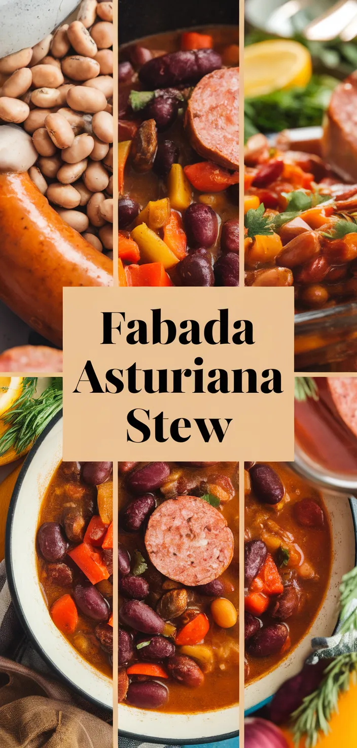 A photo of Fabada Asturiana Spanish Bean And Sausage Stew Recipe