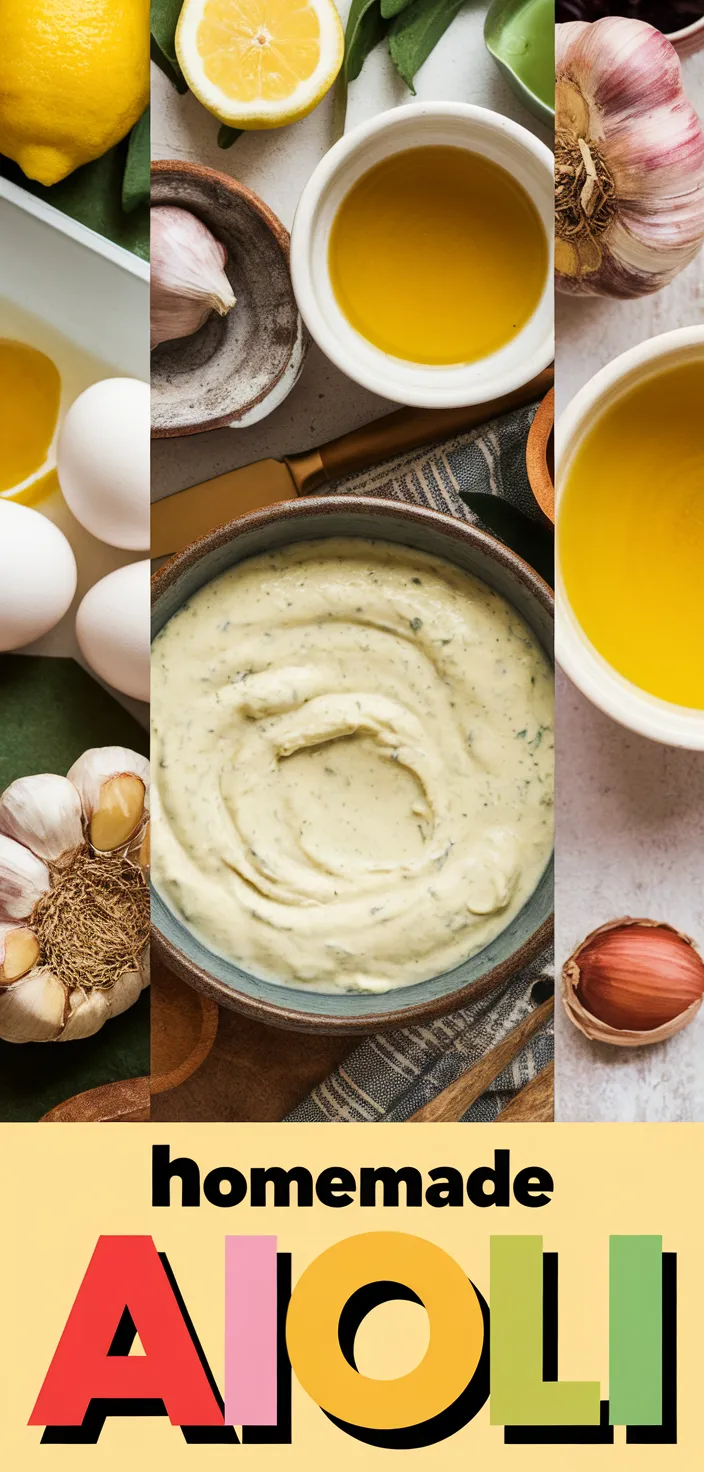 A photo of Homemade Aioli Recipe