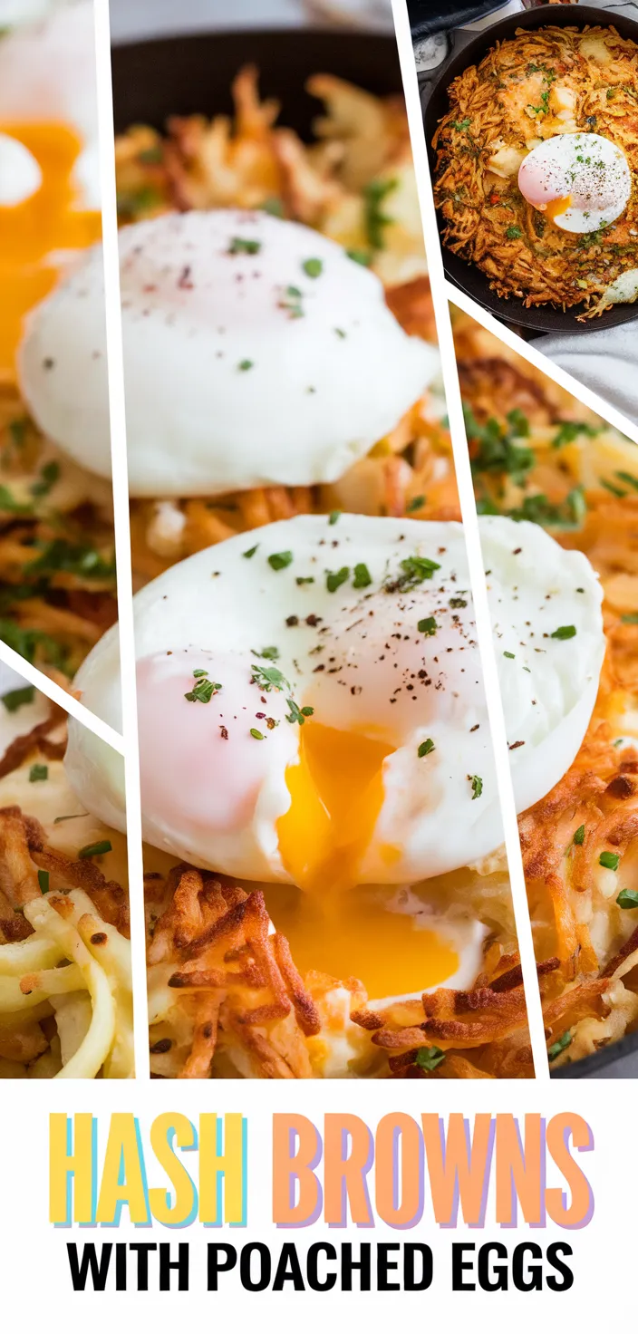 A photo of How To Make Hash Browns Poached Eggs Recipe