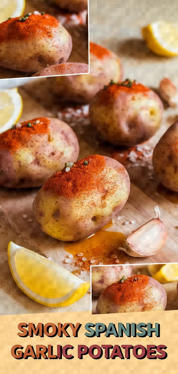 A photo of Smoky Spanish Potatoes With Garlic Lemon Recipe